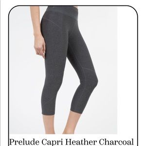 Prelude Capri charcoal grey leggings by MPG